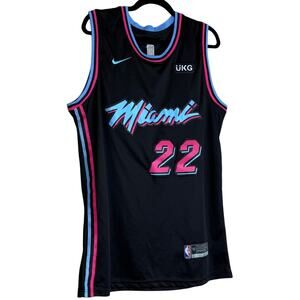 Nike NBA Swingman Miami Heat Jimmy Butler #22 Jersey Men 50 Black UKG Basketball